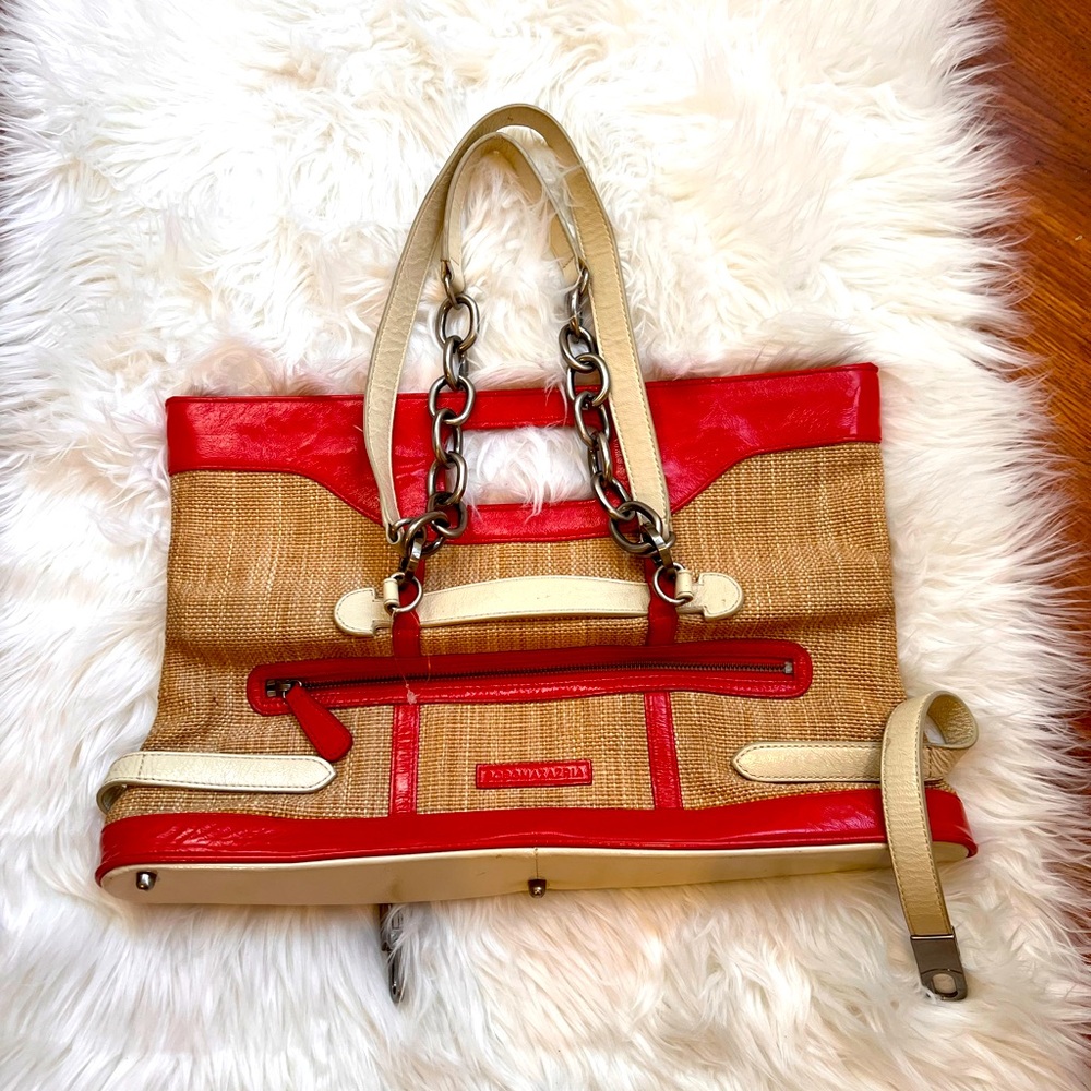 New BCBG MAX AZRIA  fold over convertible bag